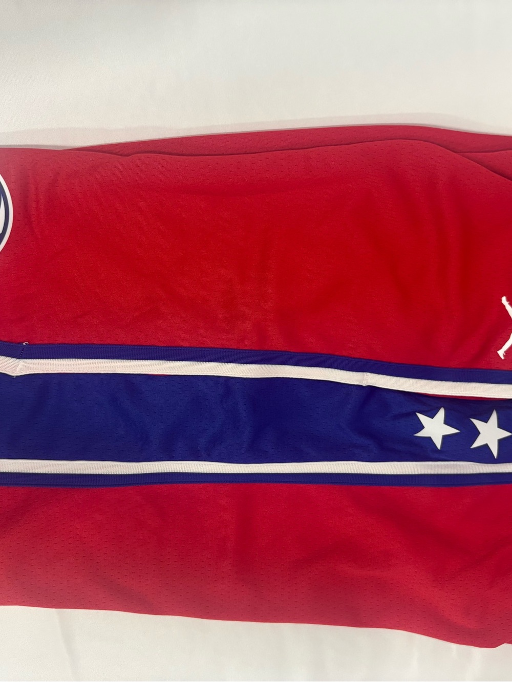 NBA Red and Blue Star Stripe Throw Blanket
